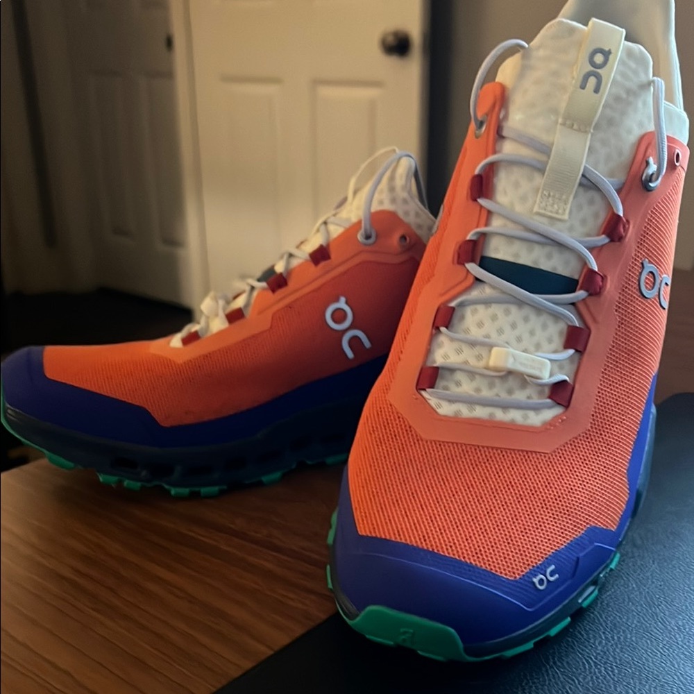 On Running Cloudultra Men's Shoes - Orange and Blue.